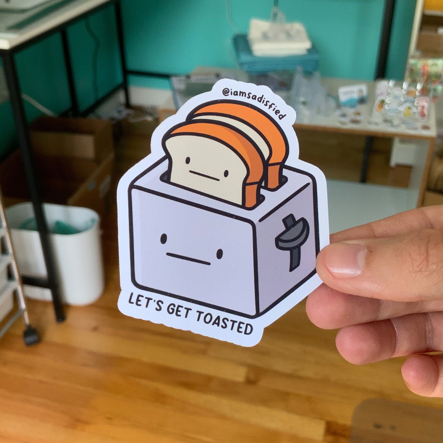 Let's Get Toasted Sticker