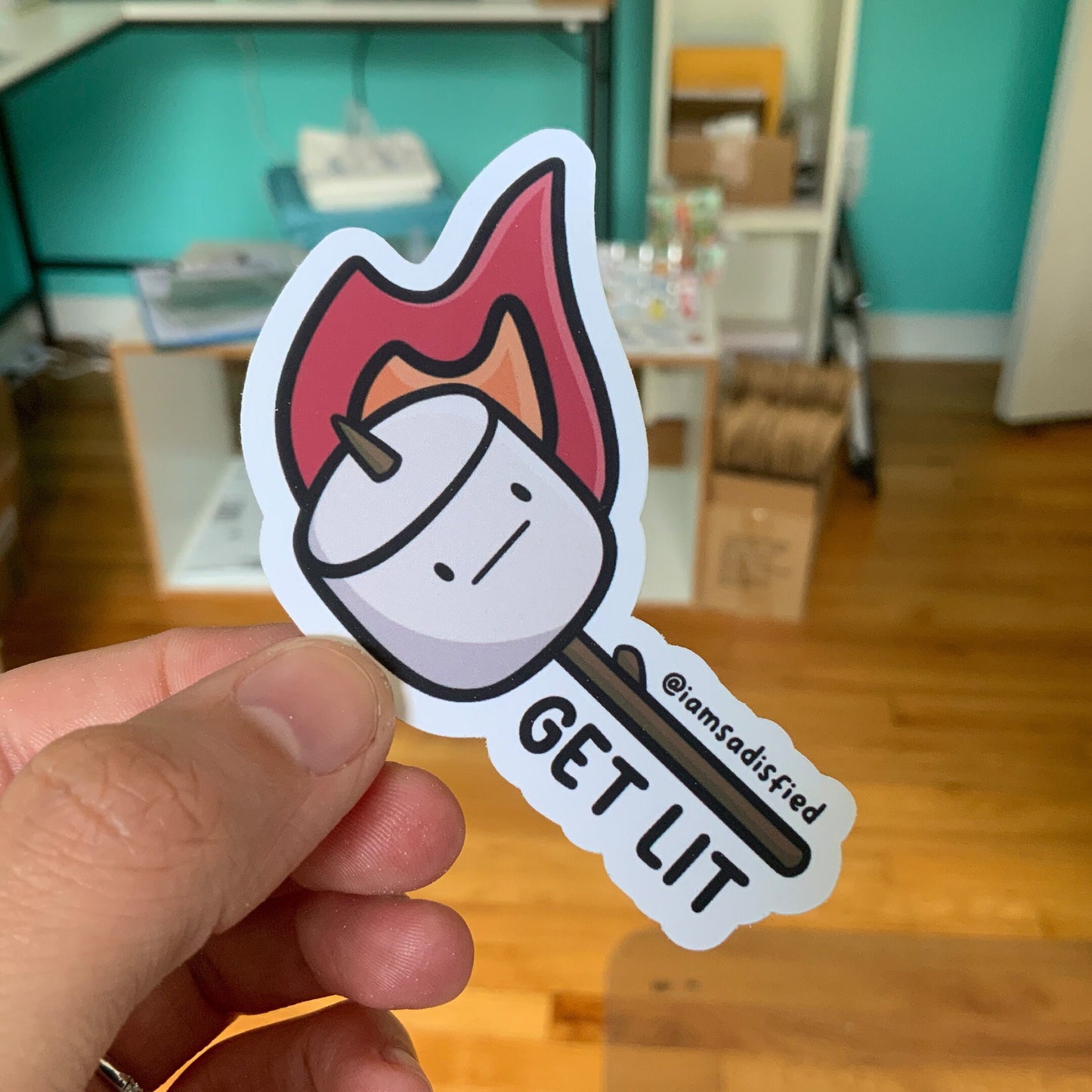 Get Lit Sticker