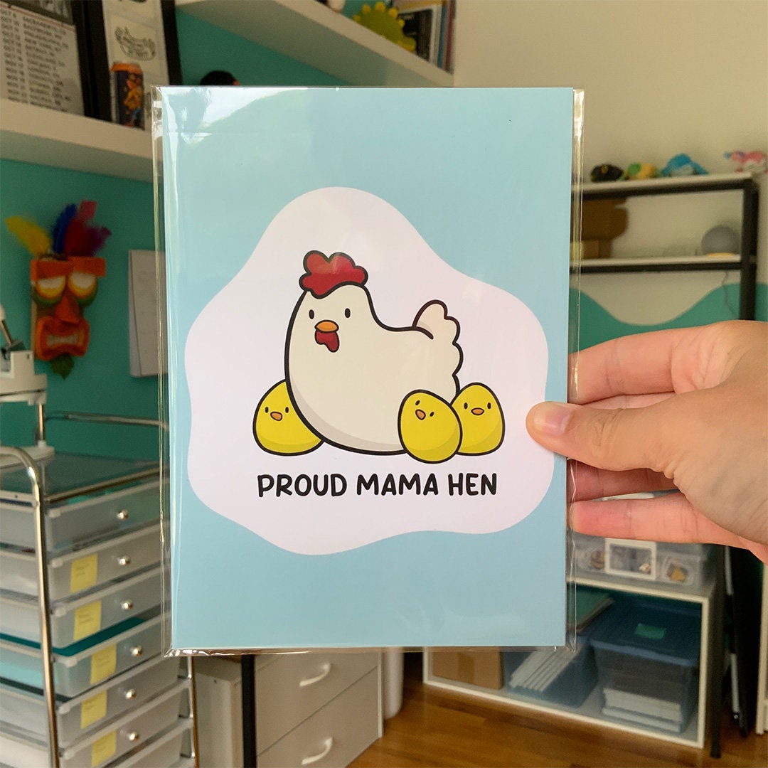 Proud Mama Hen 5x7 Print