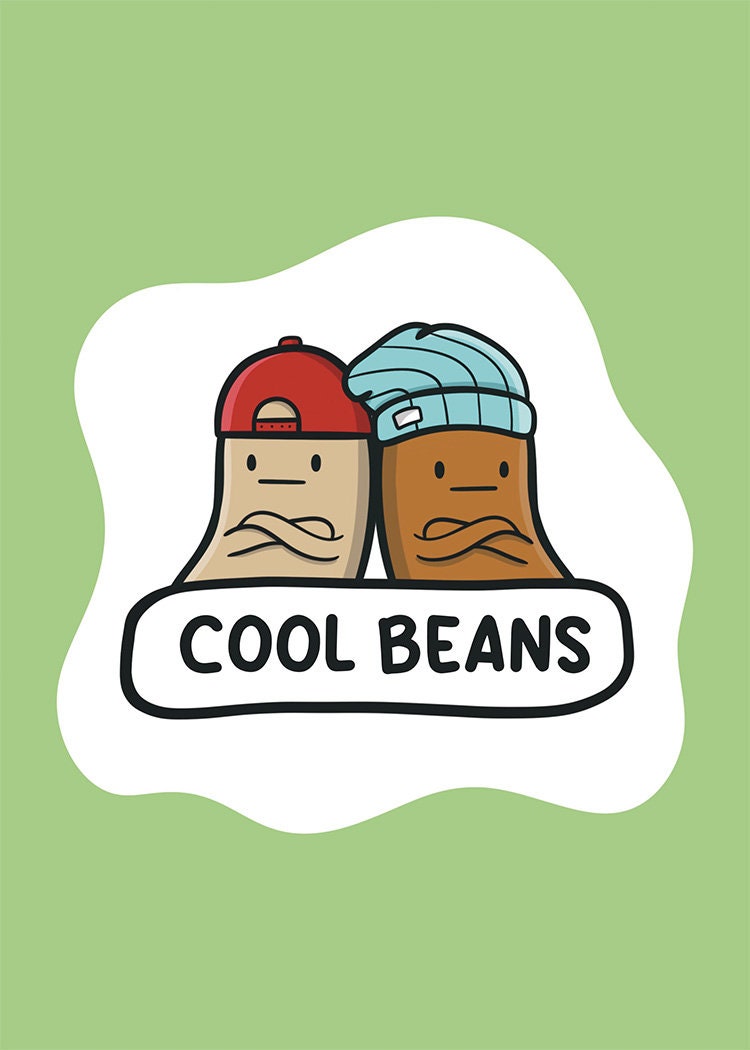 Cool Beans 5x7 Print