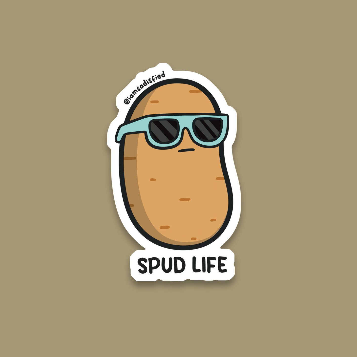 Spud Life Sticker