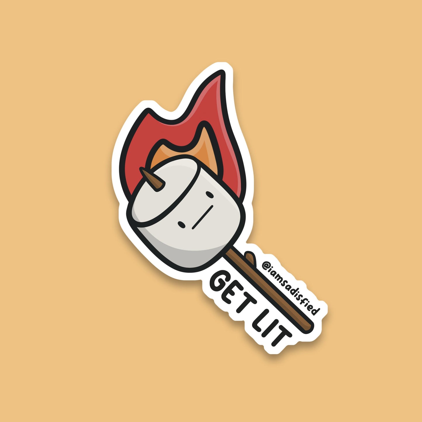 Get Lit Sticker