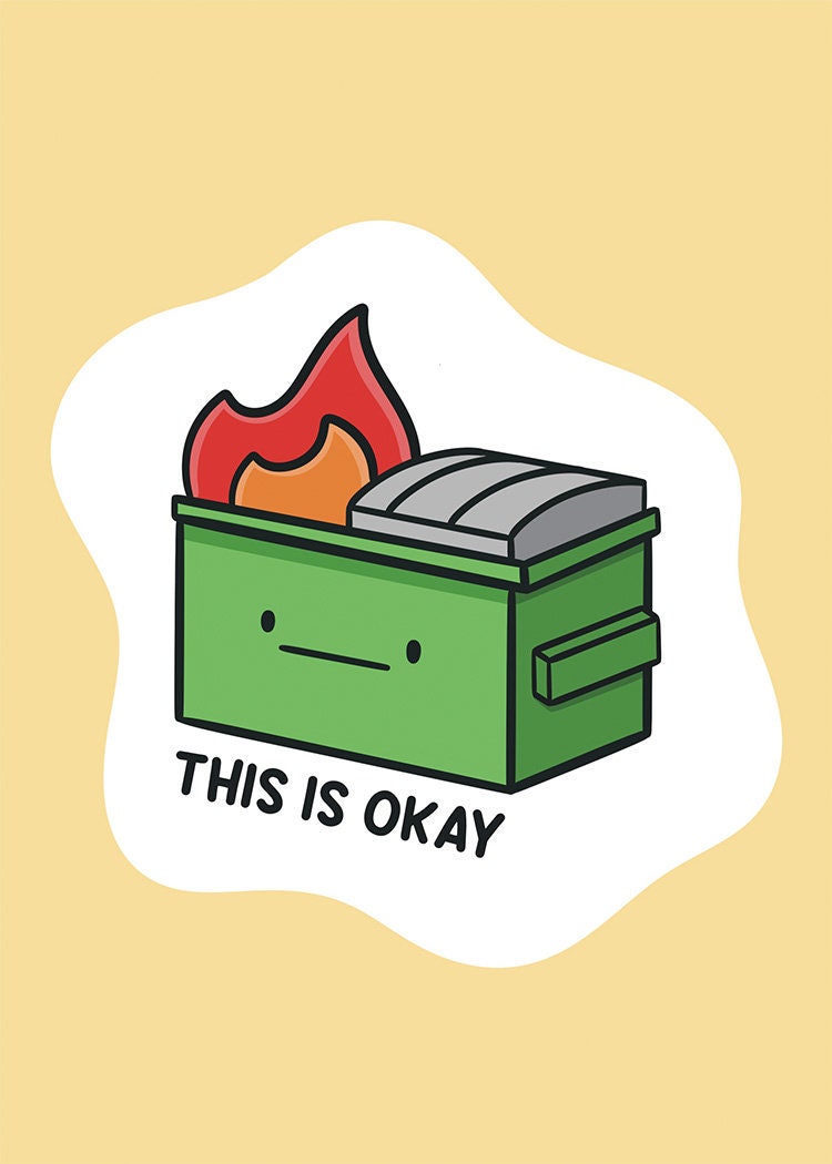 This Is Okay 5x7 Print