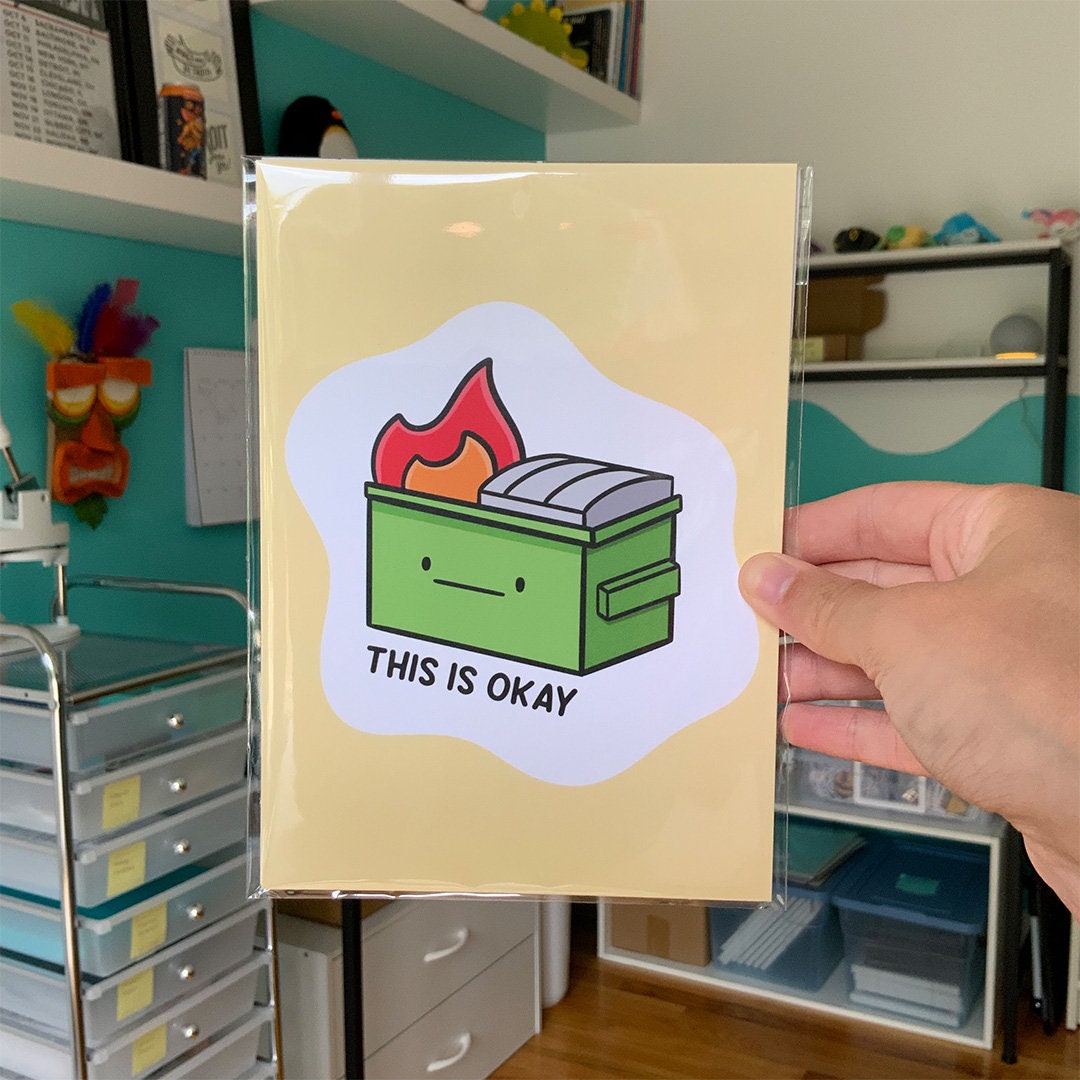 This Is Okay 5x7 Print