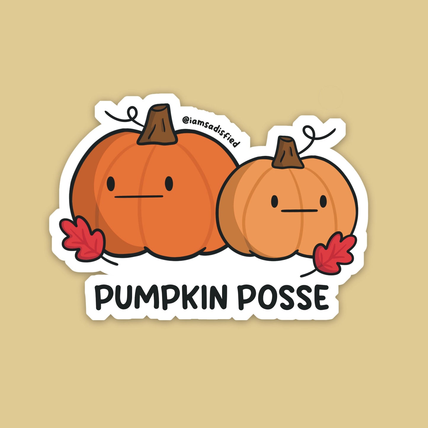 Pumpkin Posse Sticker