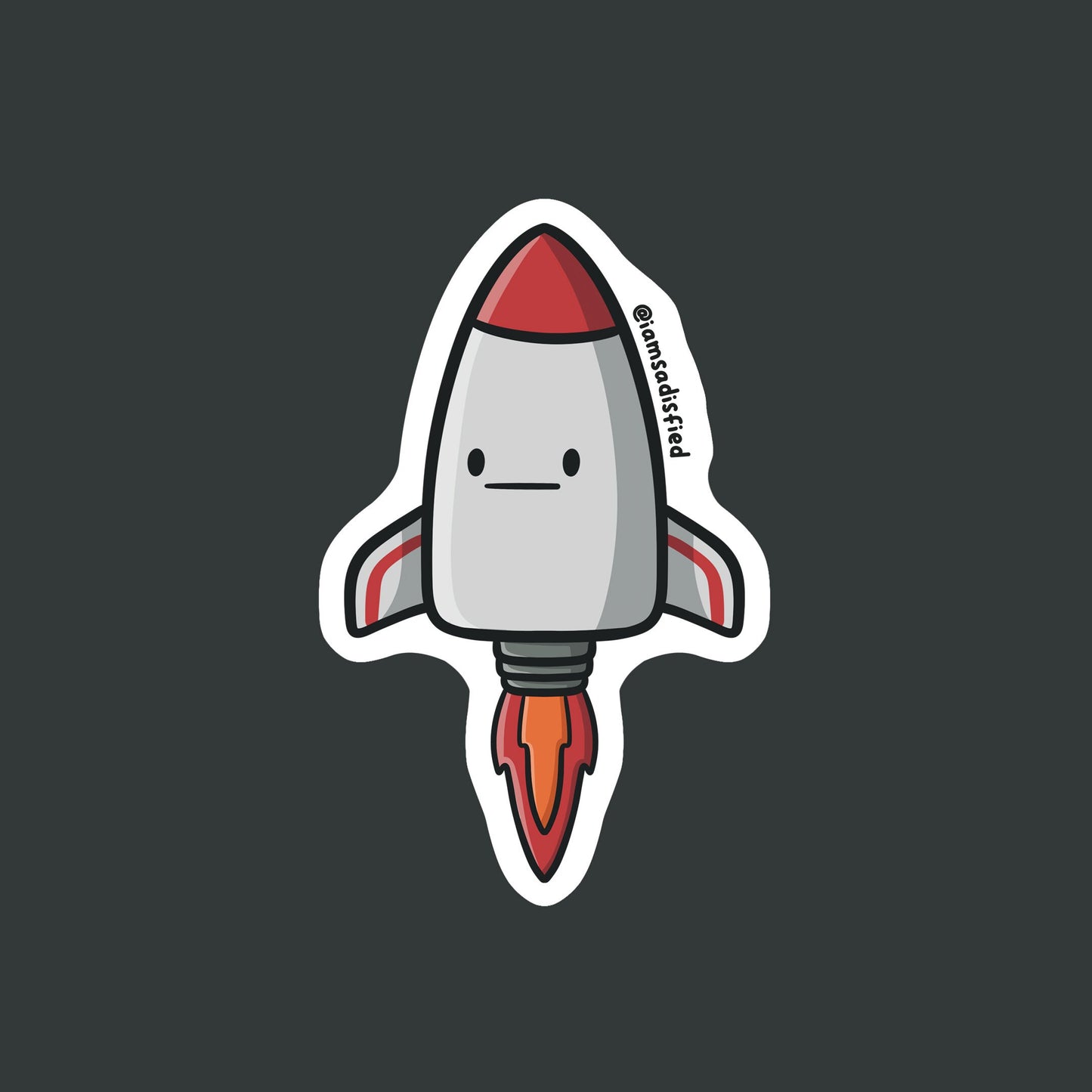 Rocketship Sticker