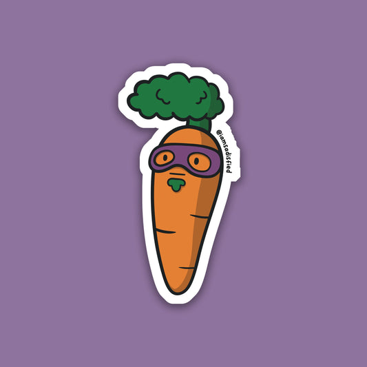 Pajama Sam Carrot Sticker