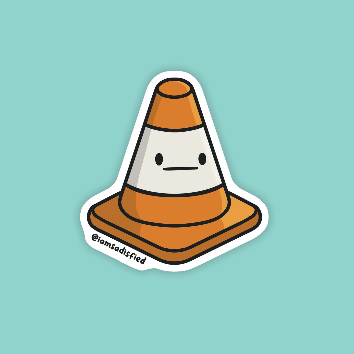 Traffic Cone Sticker