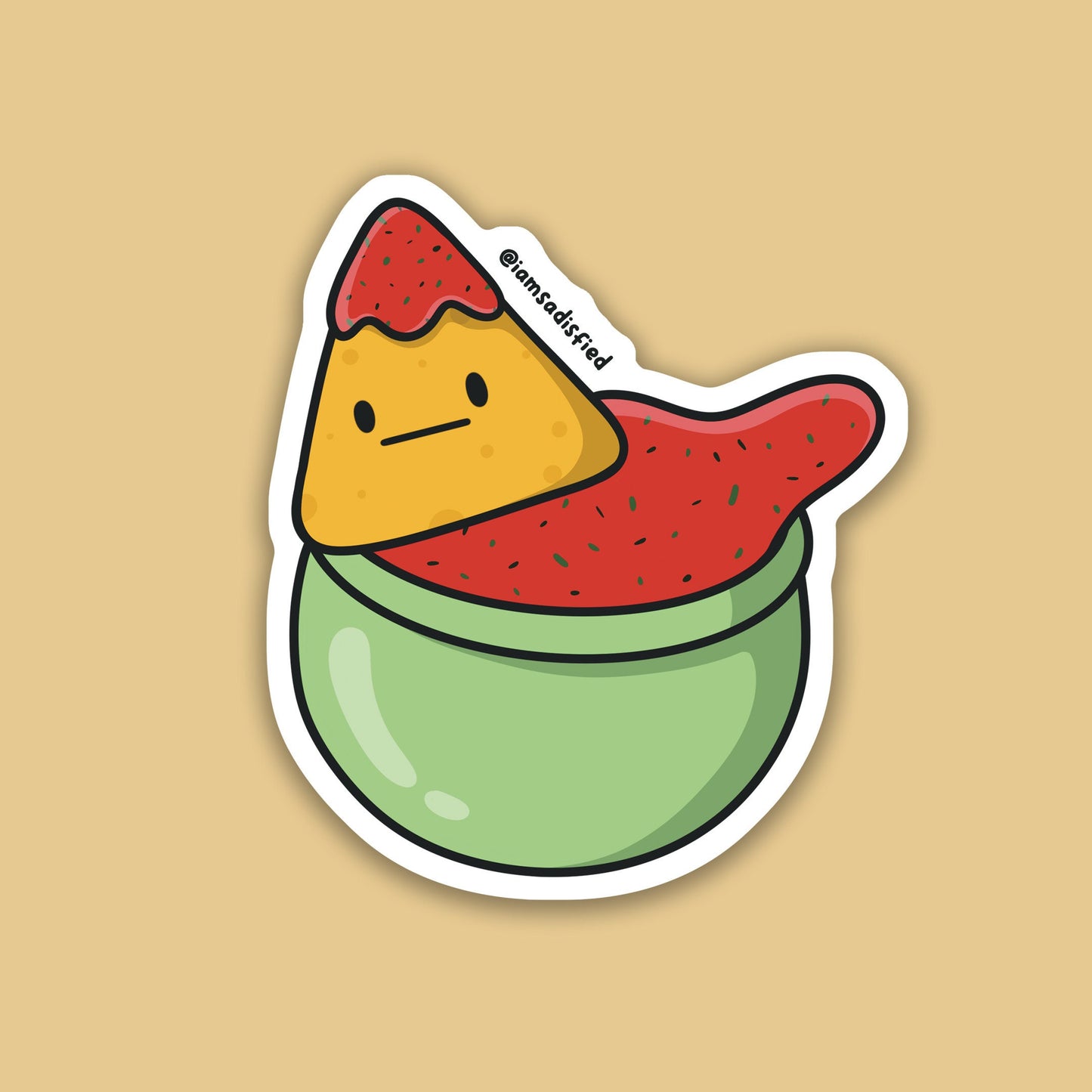 Nacho and Salsa Sticker