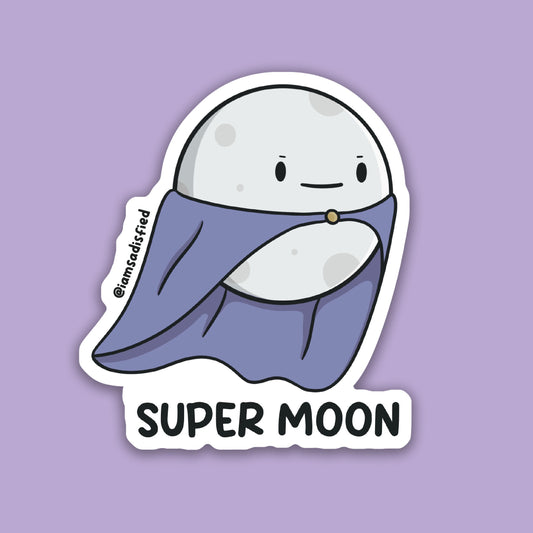 Super Moon Sticker