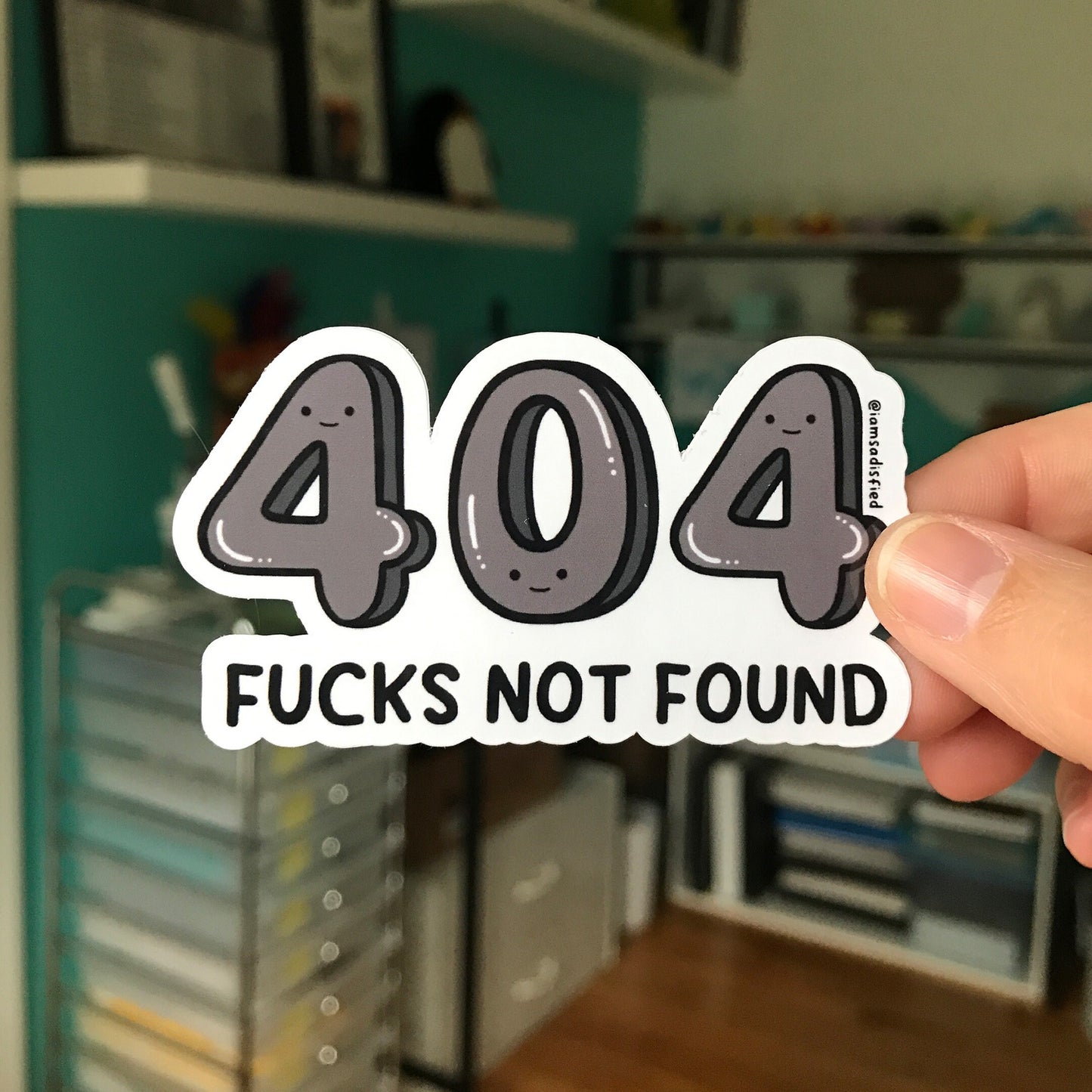 Fucks Not Found Sticker