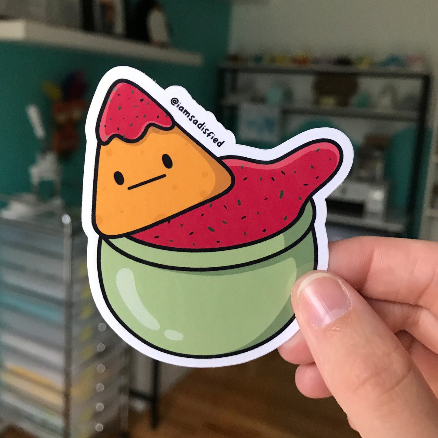 Nacho and Salsa Sticker