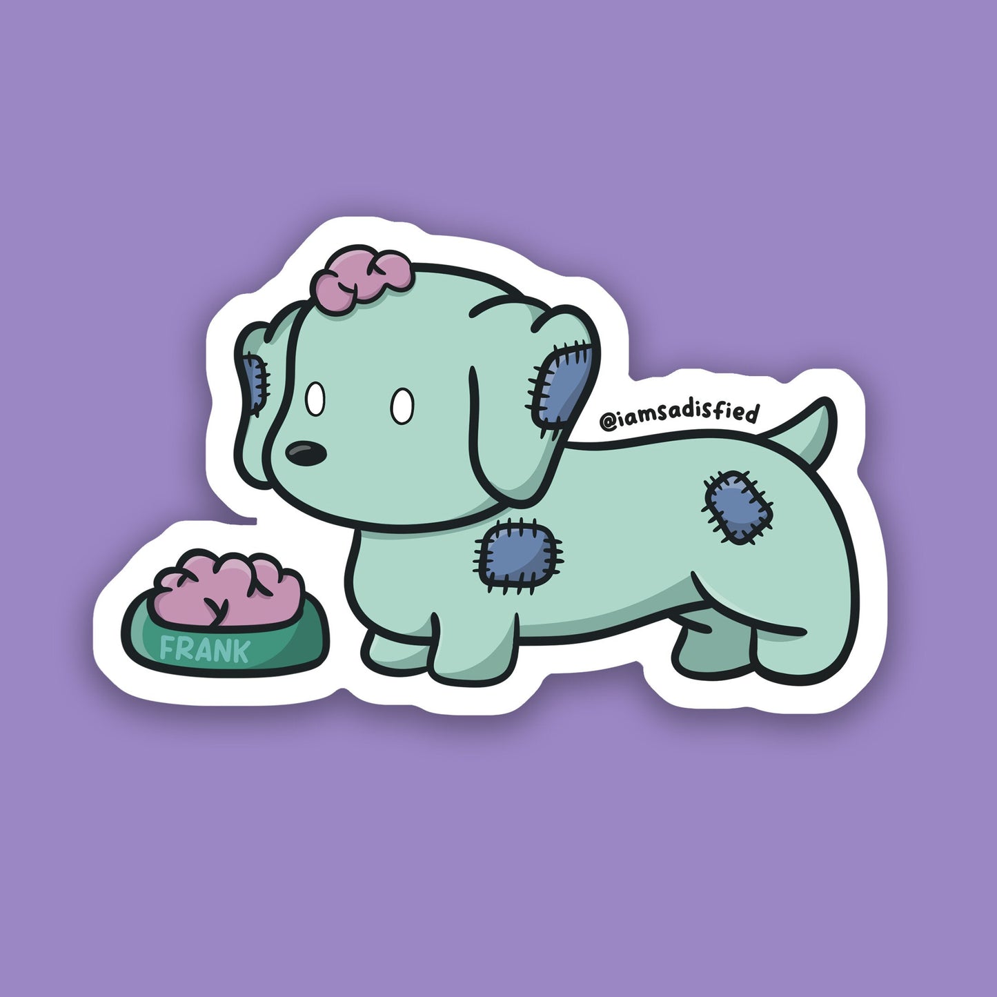 Frankendog Sticker