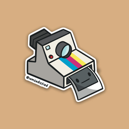 Old Polaroid Camera Sticker