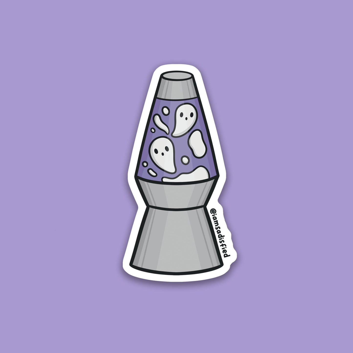 Ghosty Lava Lamp Sticker