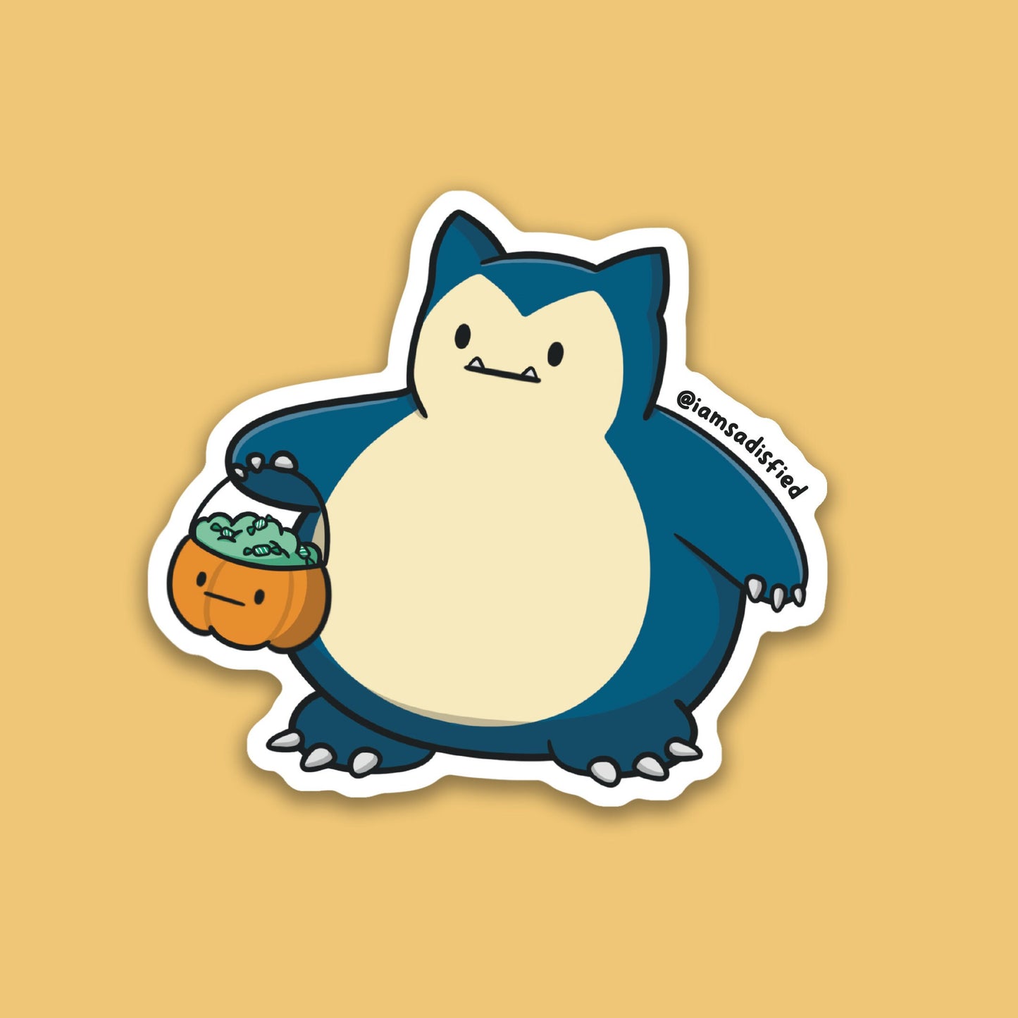 Snorlax Trick o' Treating Sticker