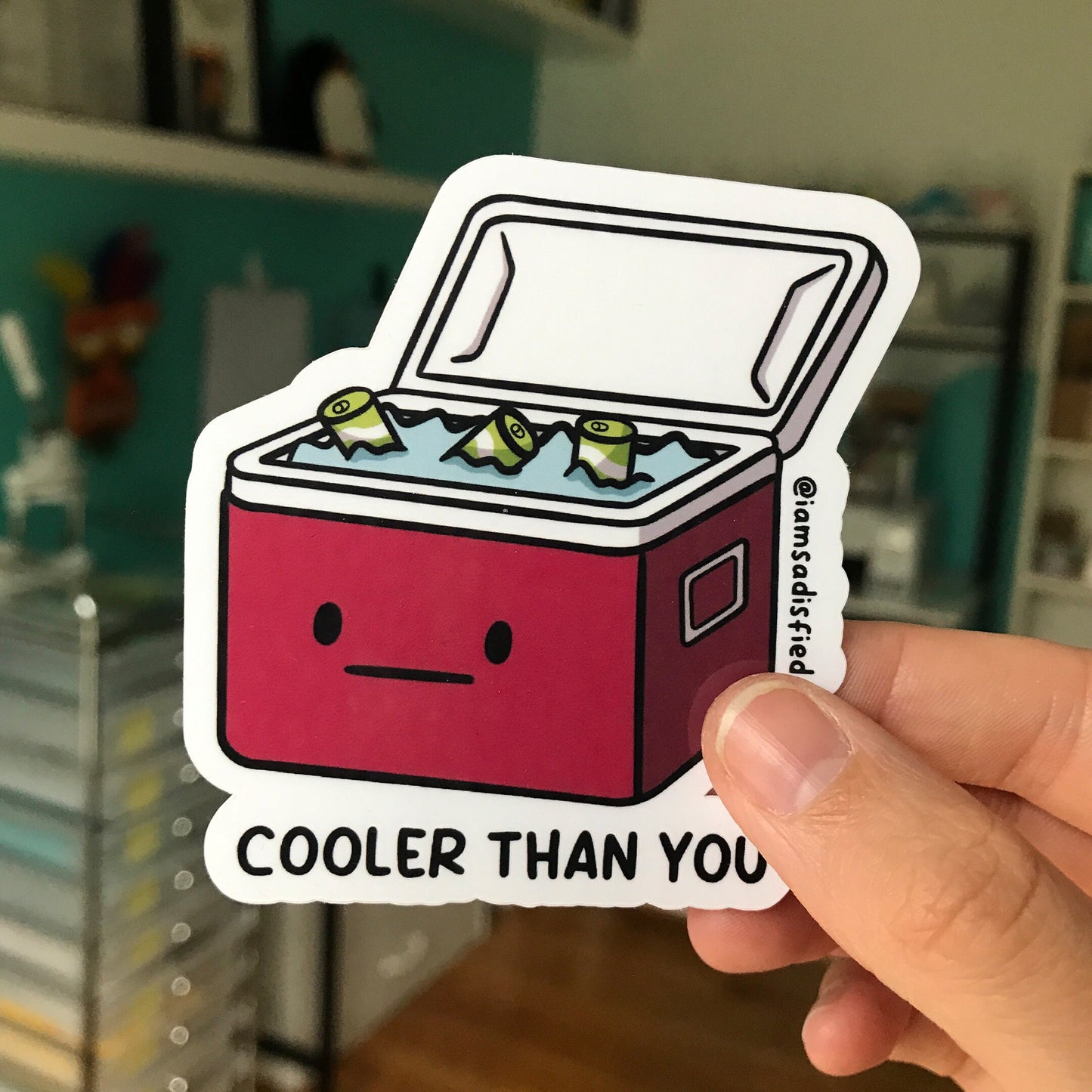 Cooler Than You Sticker