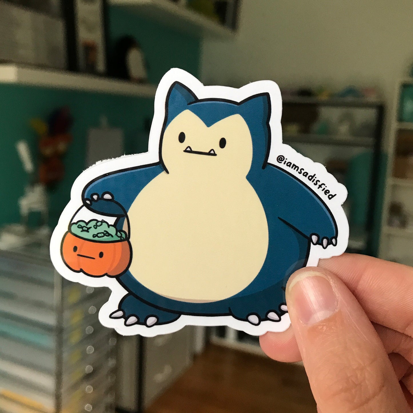 Snorlax Trick o' Treating Sticker