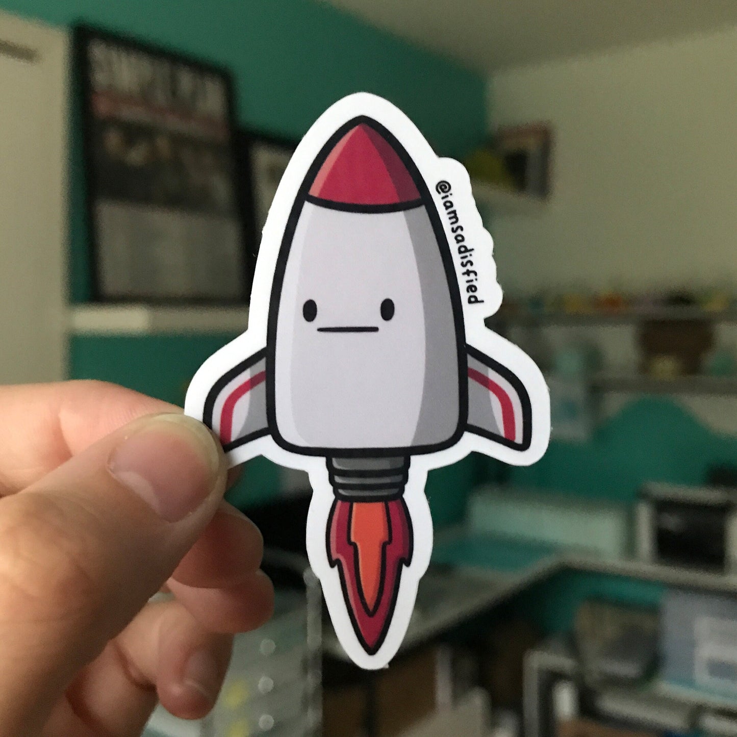 Rocketship Sticker