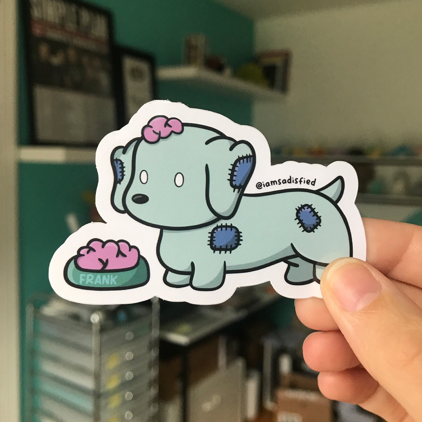 Frankendog Sticker