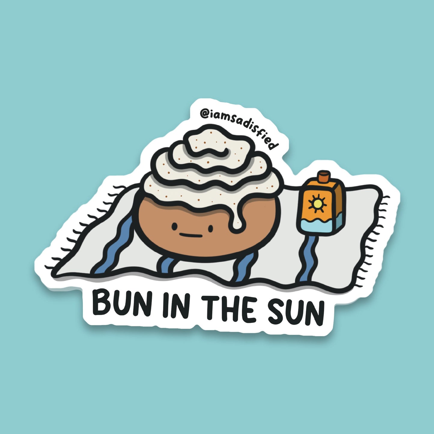 Bun In the Sun Sticker