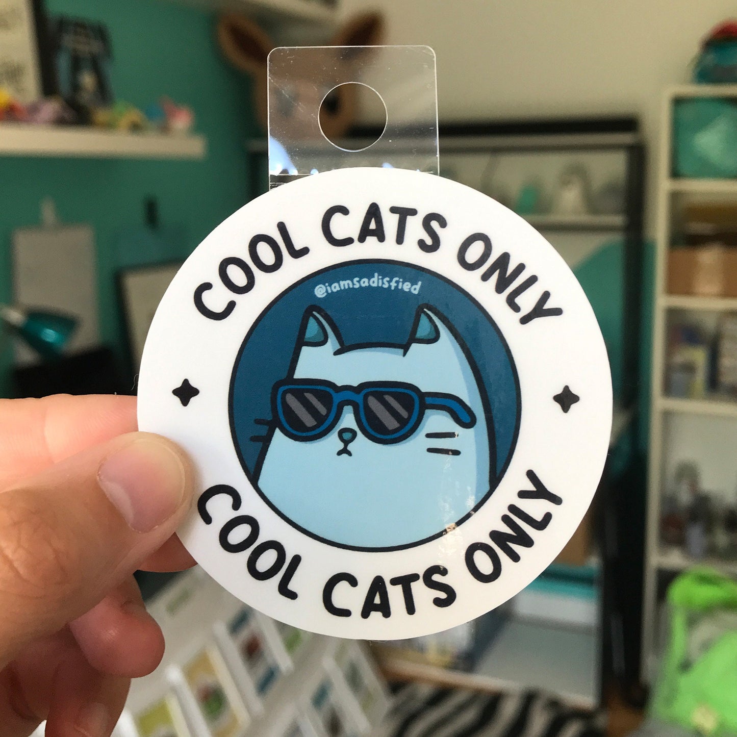 Cool Cats Only Sticker