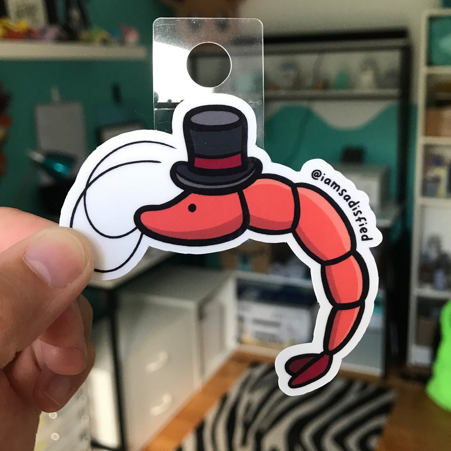 Fancy Shrimp Sticker