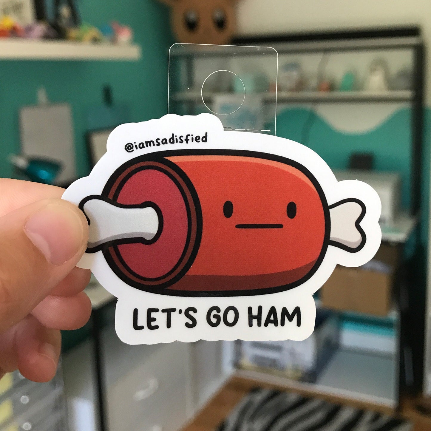 Let's Go Ham Sticker