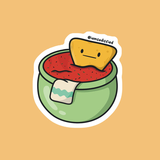 Nacho Hot Tub Sticker