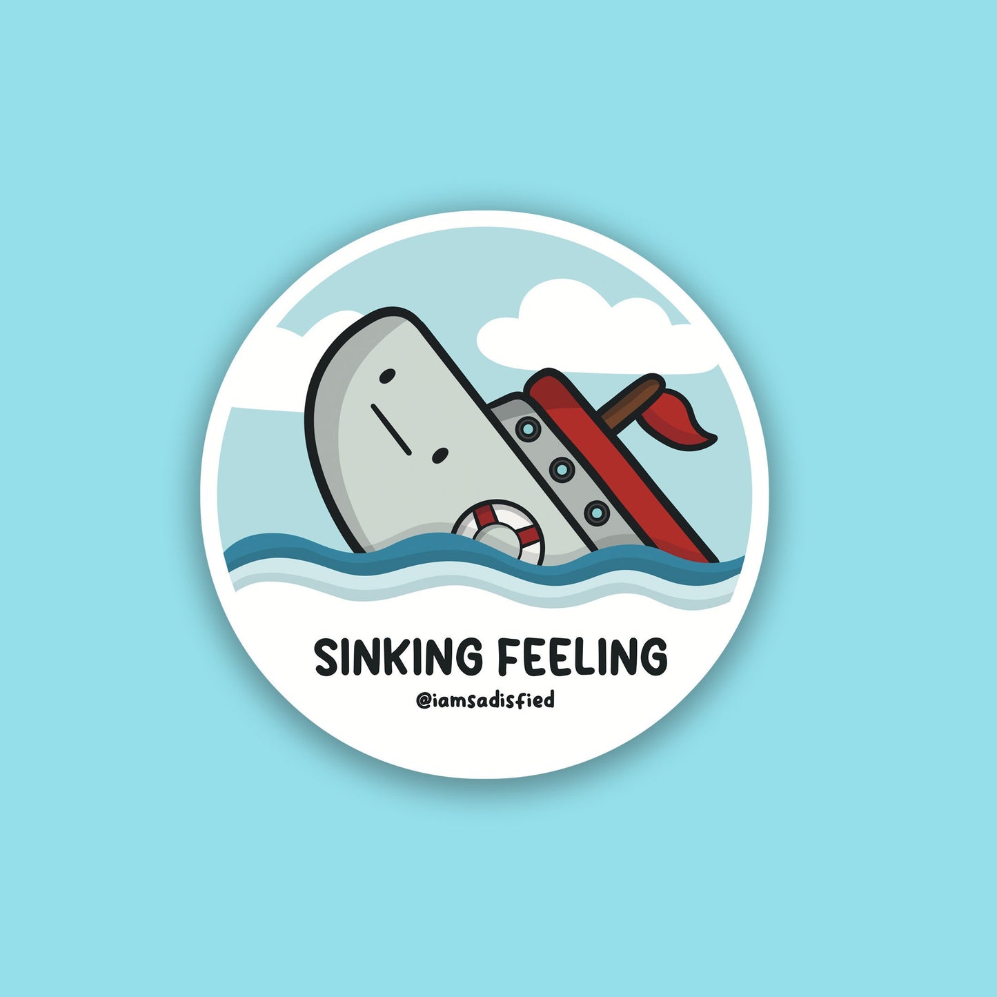 Sinking Feeling Sticker