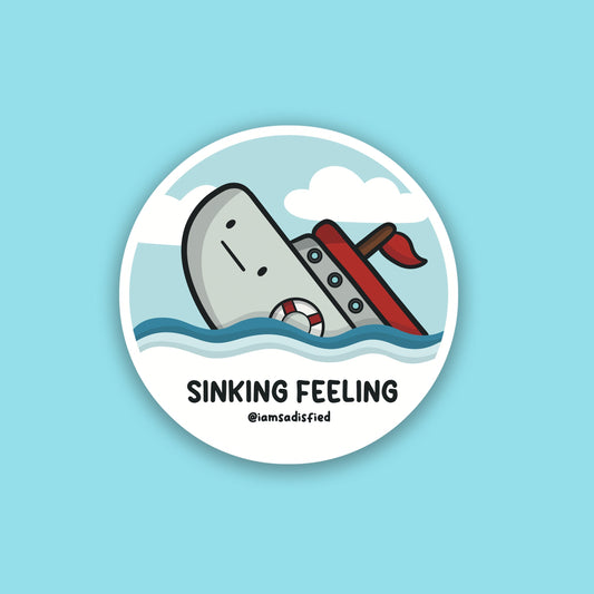 Sinking Feeling Sticker