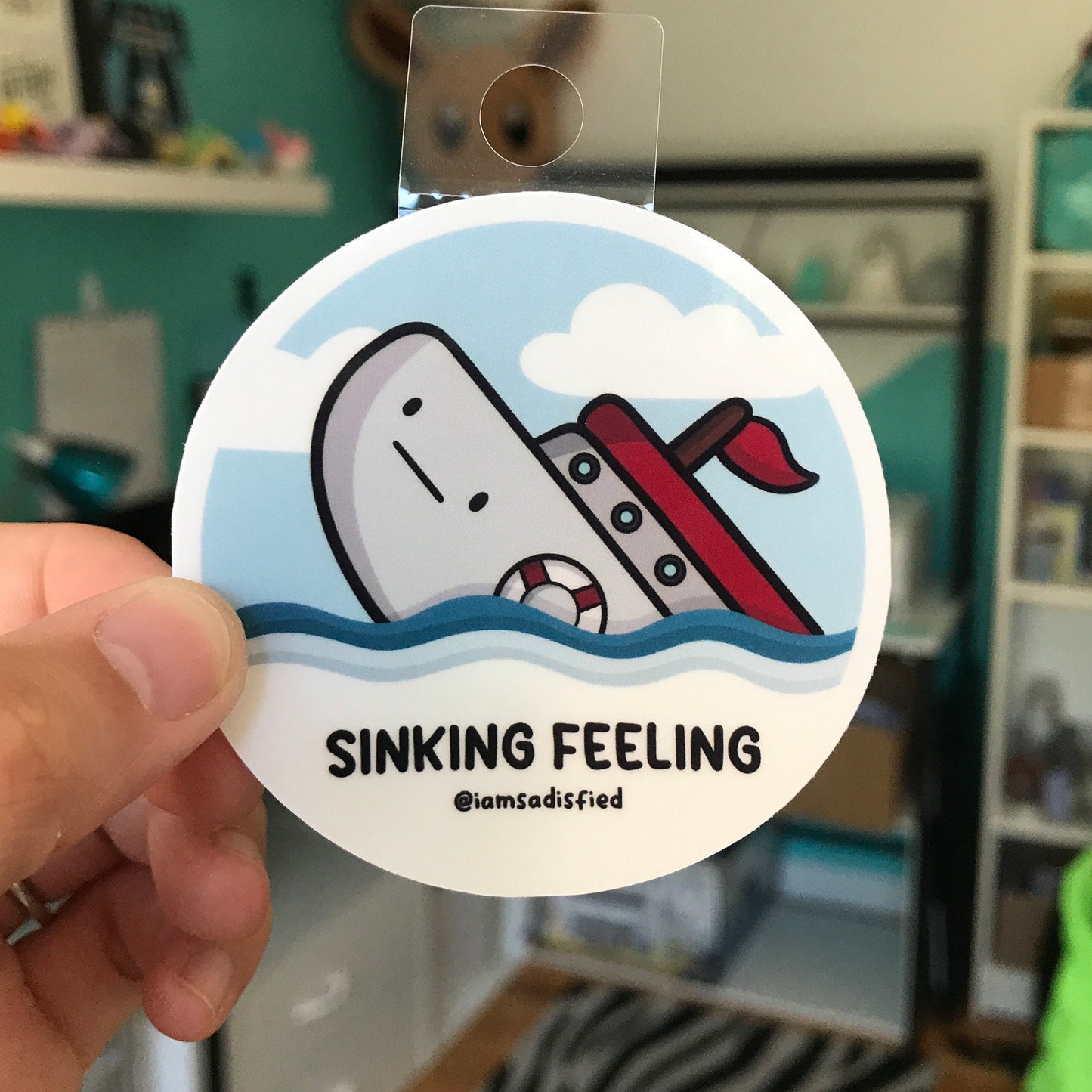 Sinking Feeling Sticker