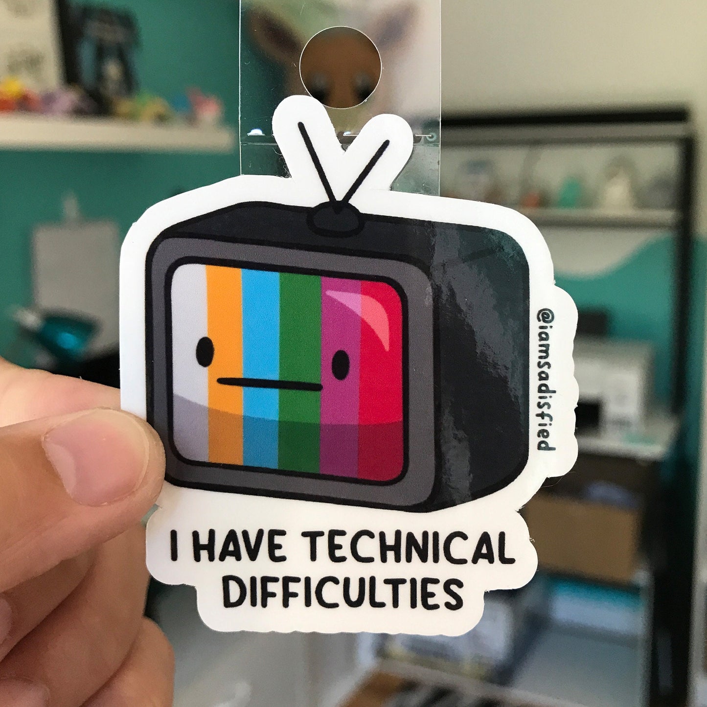 Technical Difficulties TV Sticker