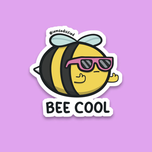 Bee Cool Sticker