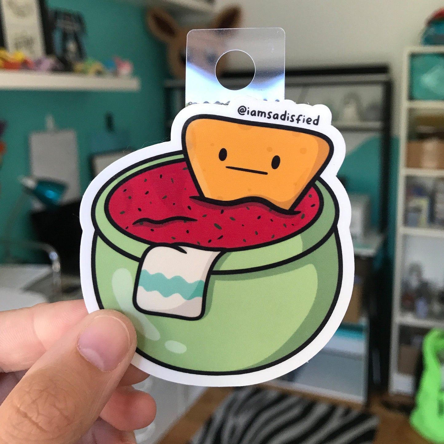 Nacho Hot Tub Sticker