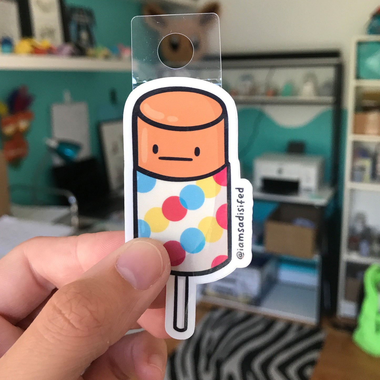 Push Up Popsicle Sticker