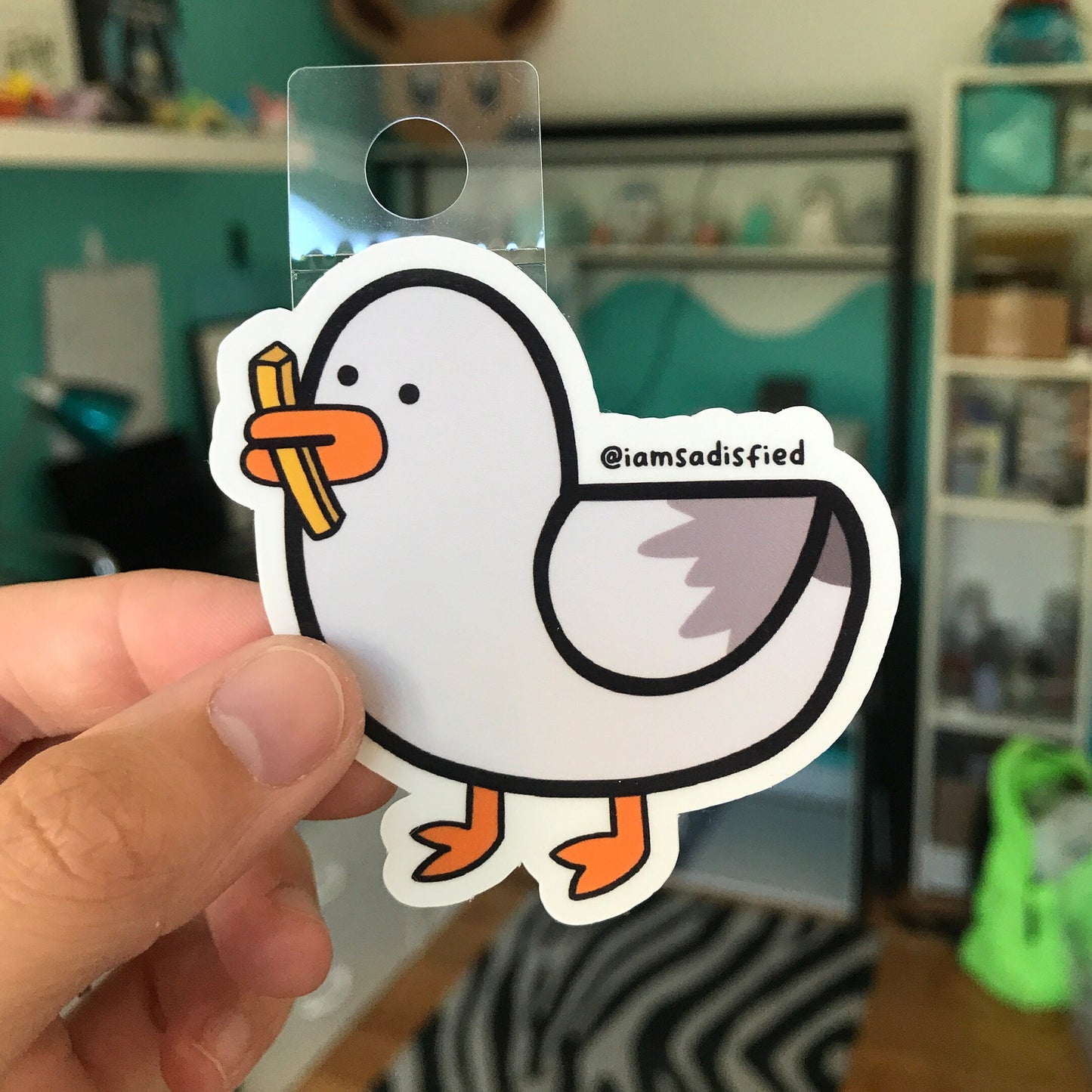 Seagull Fry to Go Sticker