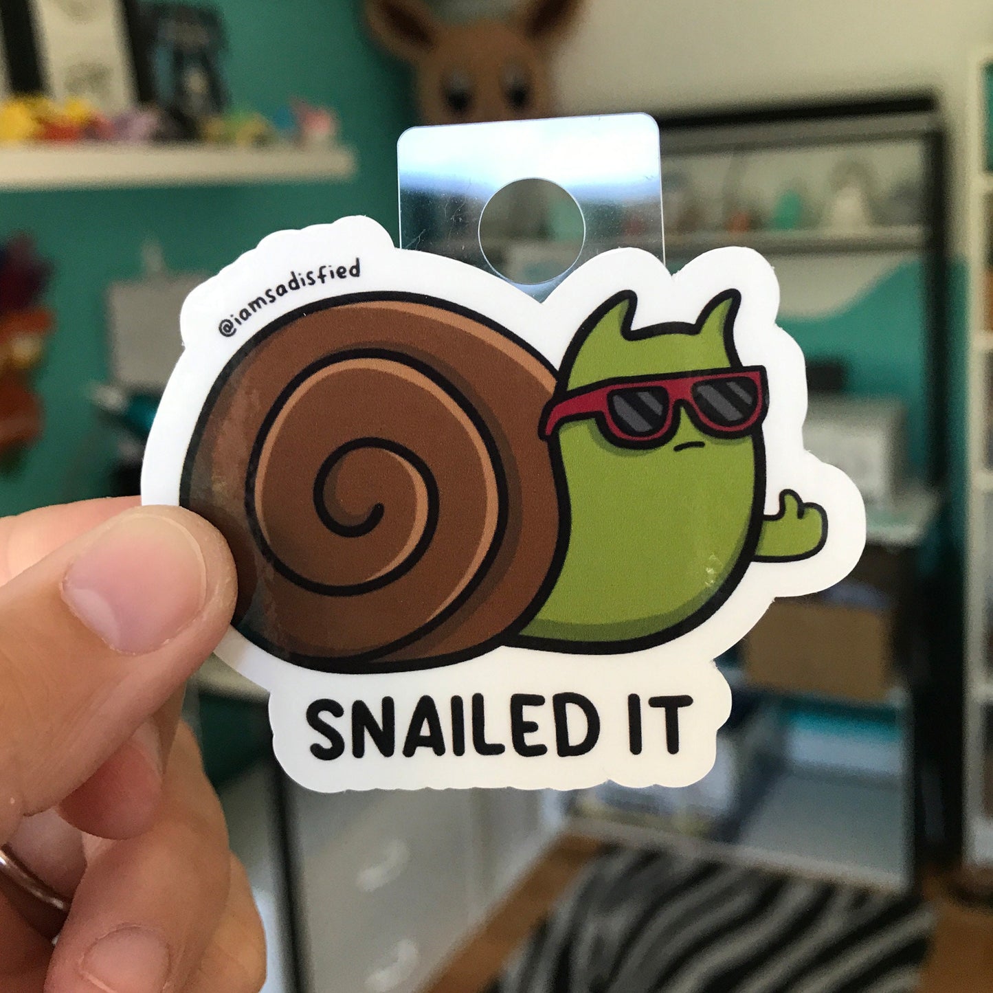 Snailed It Sticker