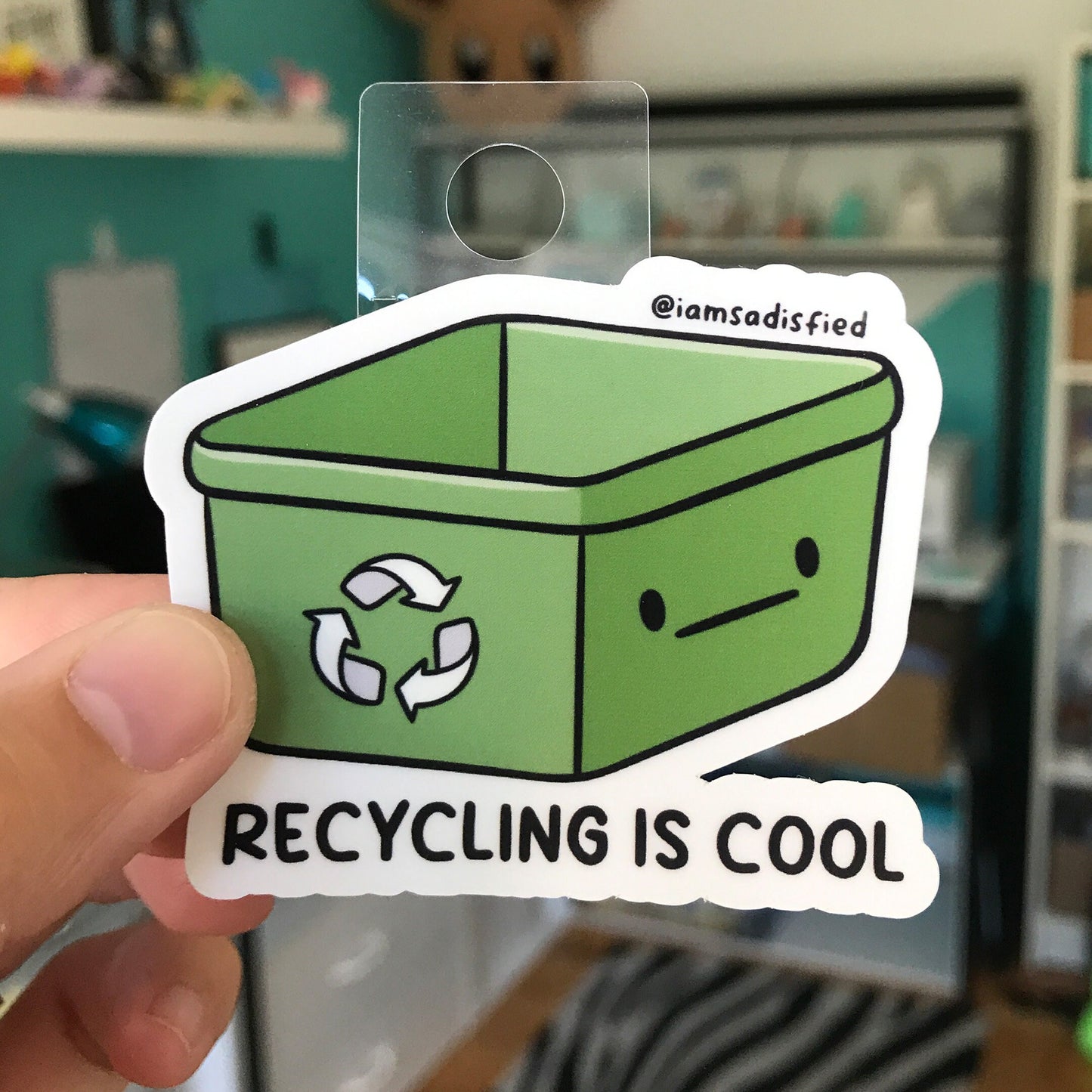 Recycling Is Cool Sticker