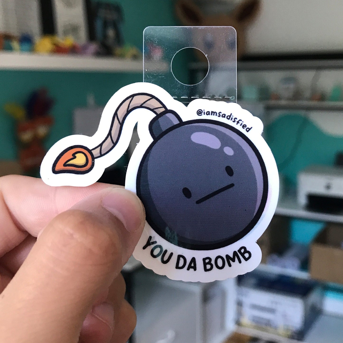 You Da Bomb Sticker