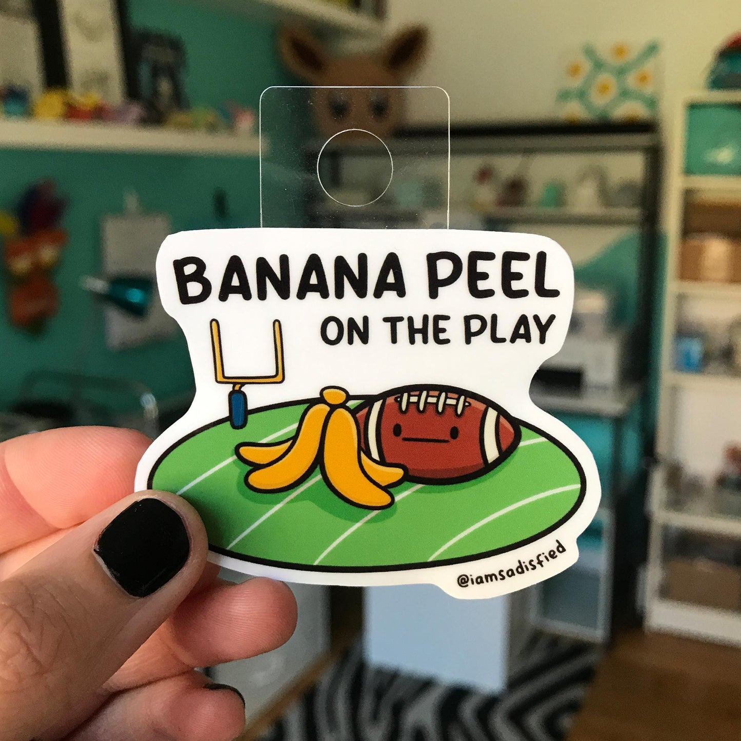 Banana Peel on the Play Sticker