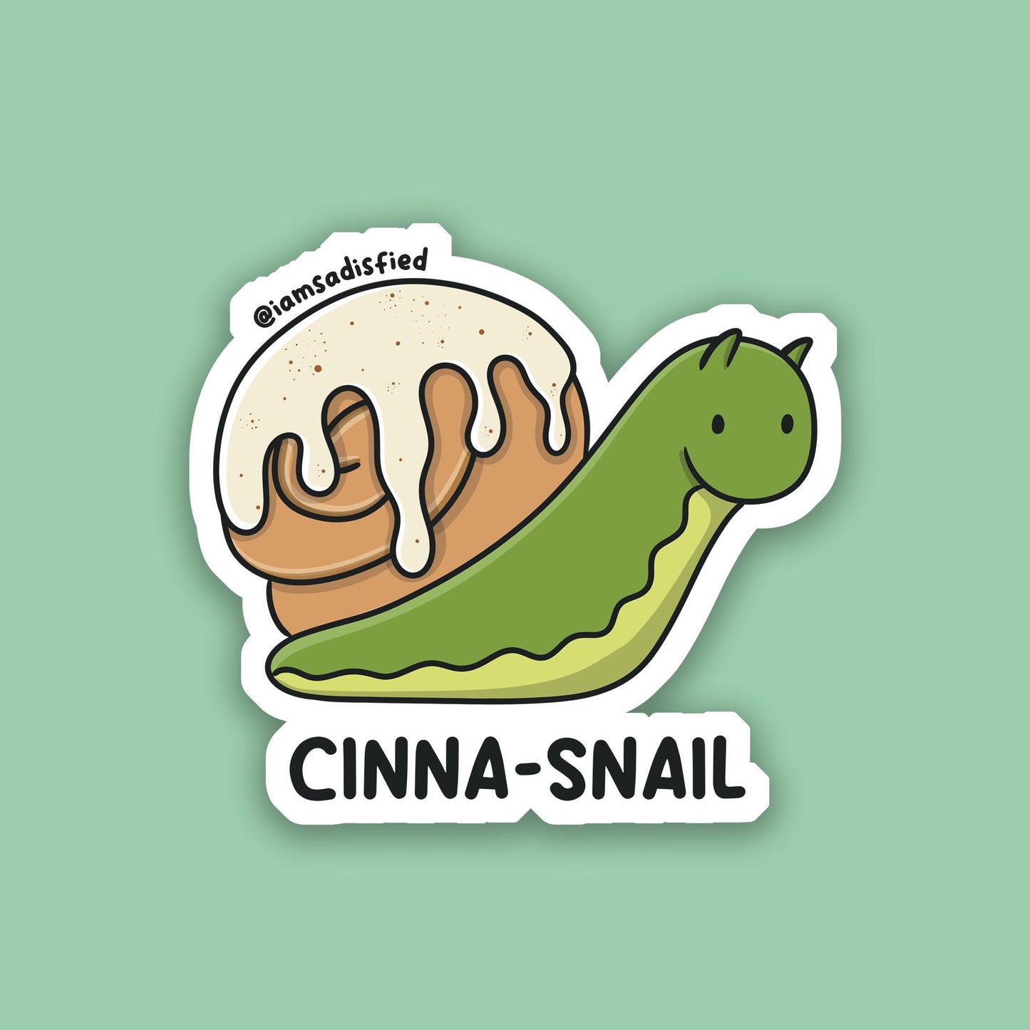 Cinna-snail Sticker