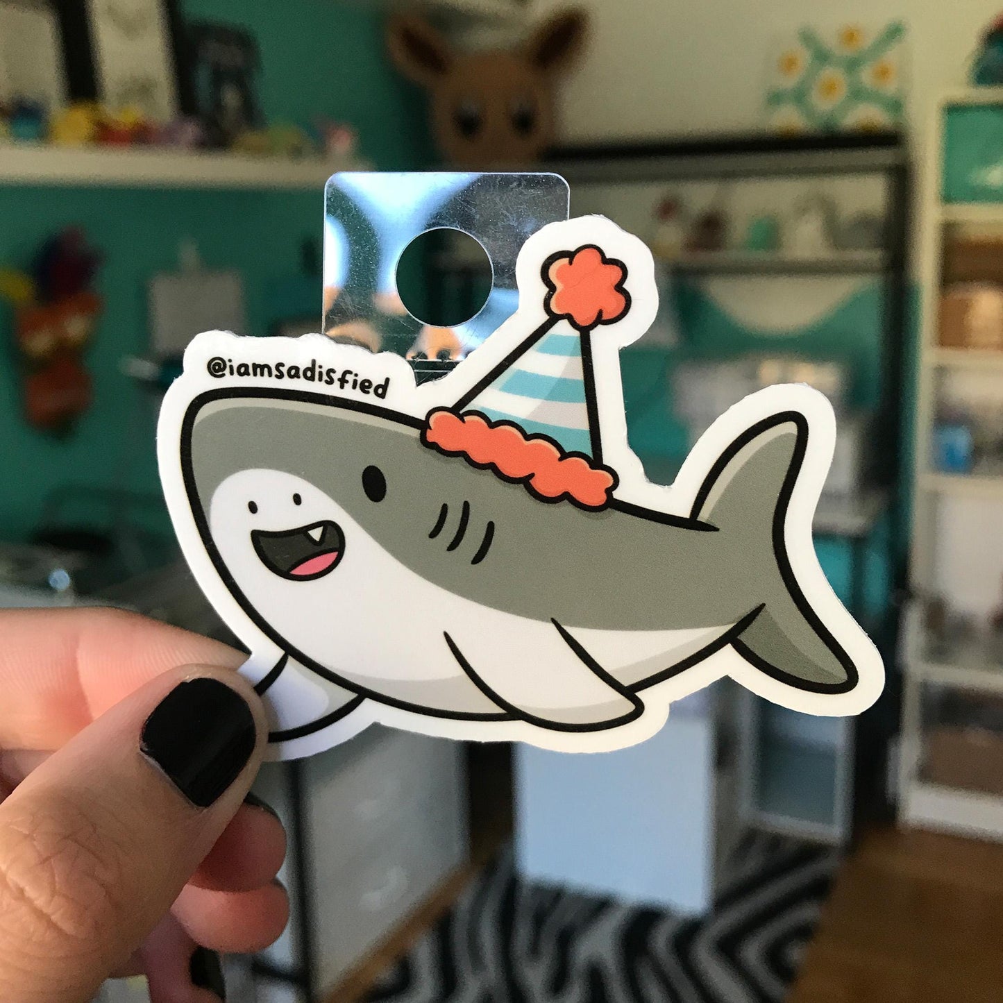 Party Shark Sticker