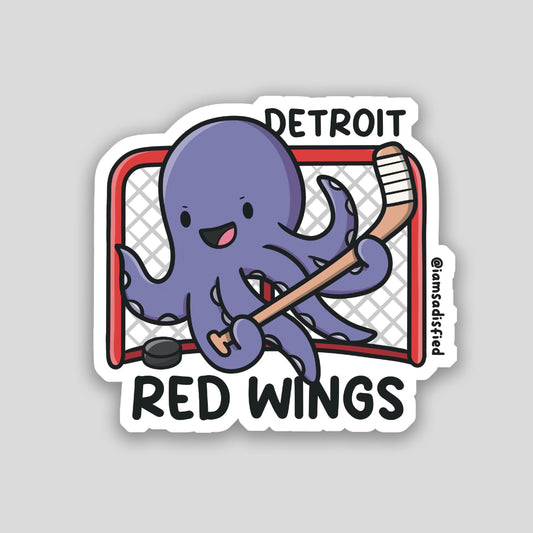 Michigan Hockey Octopus Sticker