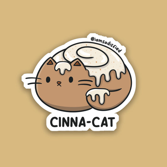 Cinna-cat Sticker