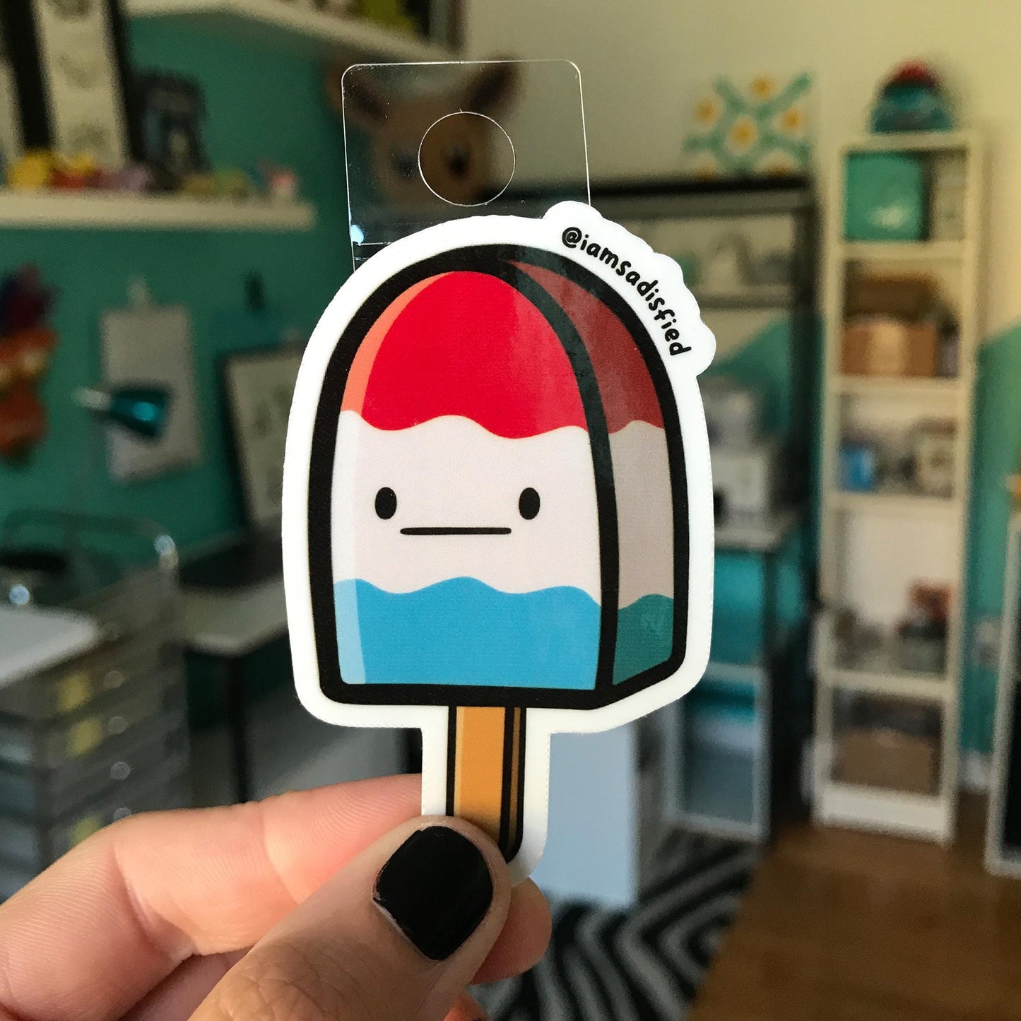 Firework Popsicle Sticker