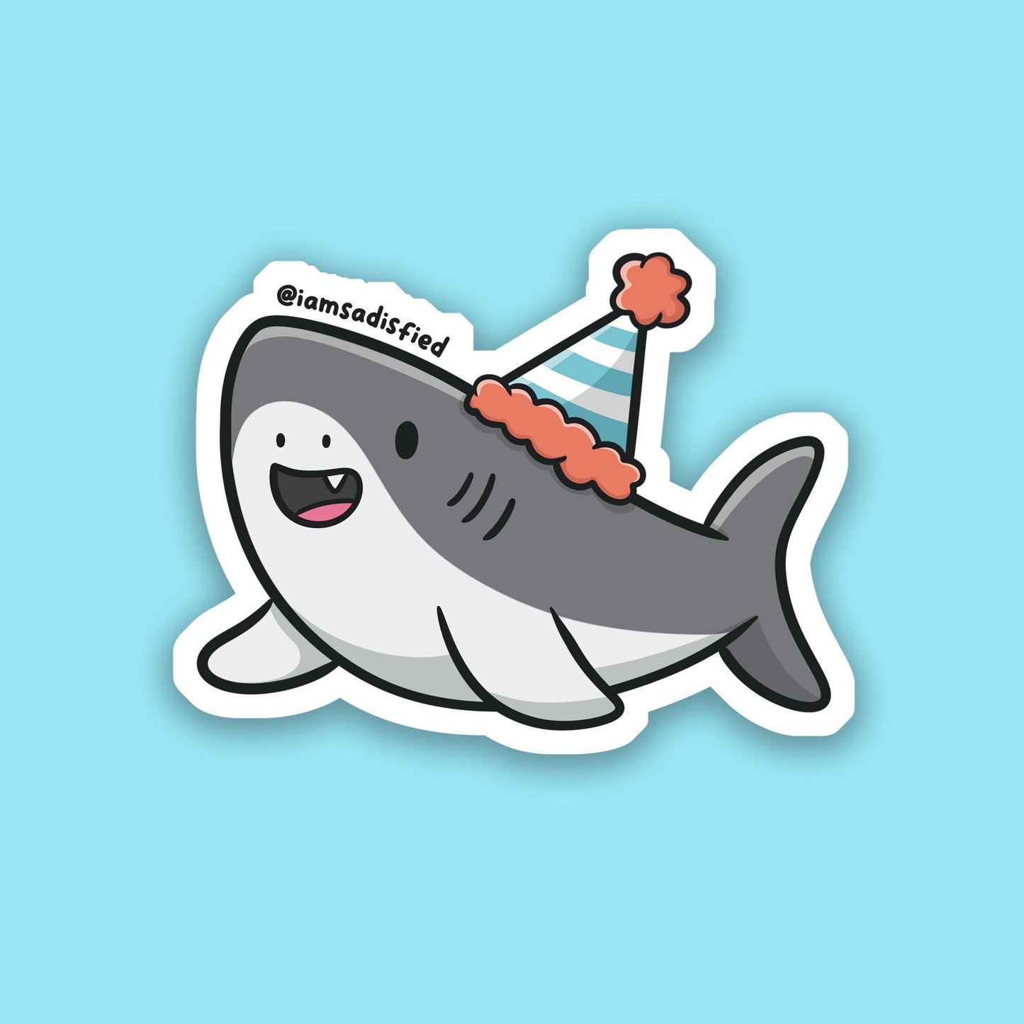 Party Shark Sticker