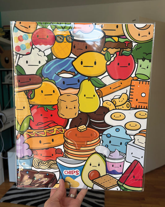 Food All Over 11x14 Print