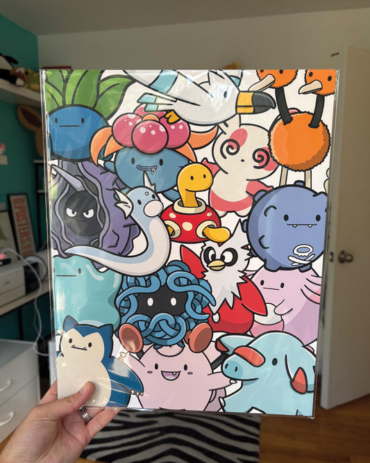 Pokemon All Over 11x14 Print