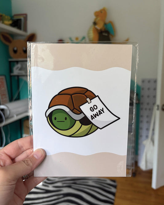 Go Away 5x7 Print